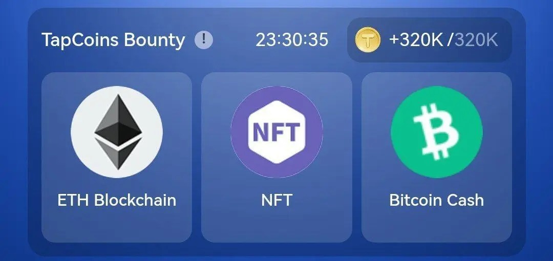 کارت‌های امروز بازی tapcoins تپ کوین چهارشنبه ۲۷ تیر ۱۴۰۳