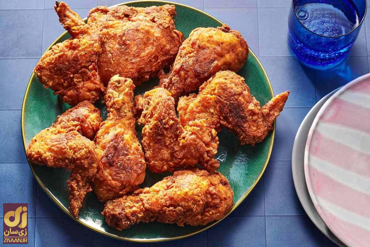 روش درست کردن مرغ سوخاری در خانه به سبک مک دونالد
