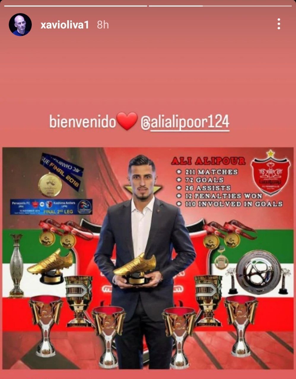 بازگشت قرمزها به بازار با کامبک بزرگ؛  علیپور به پرسپولیس بازگشت