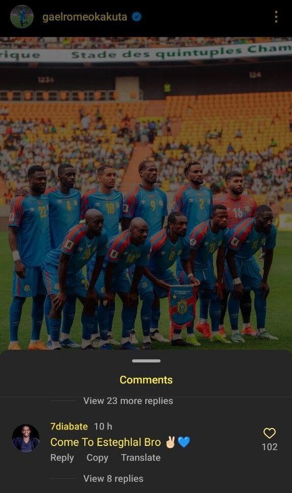 عکس | کامنت دیاباته برای گزینه مدنظر استقلال