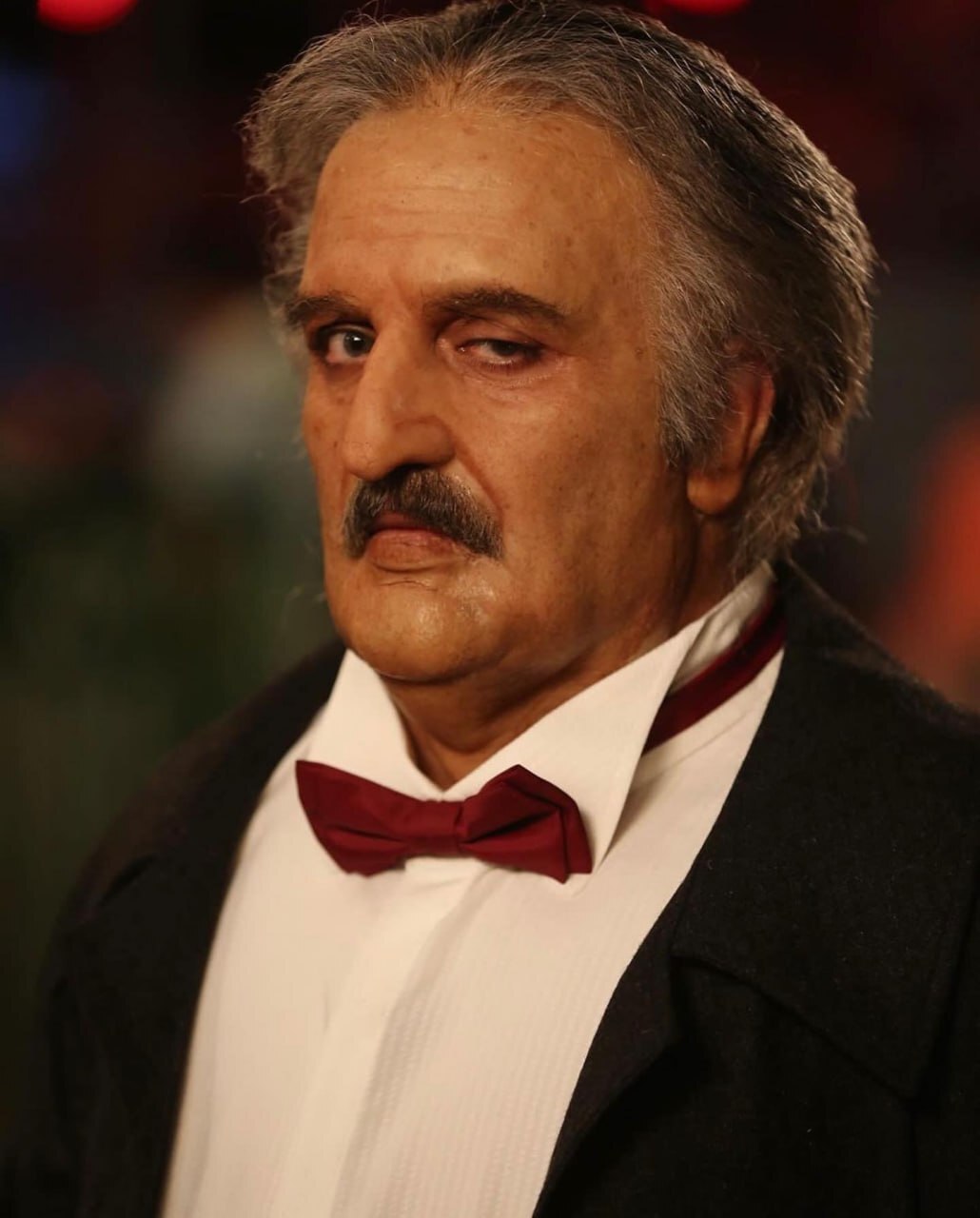 تصاویر عجیب از صابر ابر در یک فیلم سینمایی