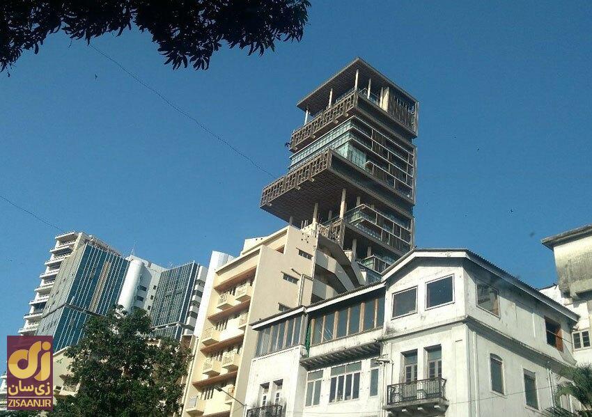 گشت‌وگذاری در آنتیلیا (Antilia) خانه موکش آمبانی؛ از گاراژ شش طبقه تا باغ معلق!