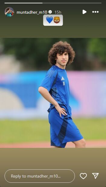 عکس | استوری معنادار ستاره عراقی استقلال