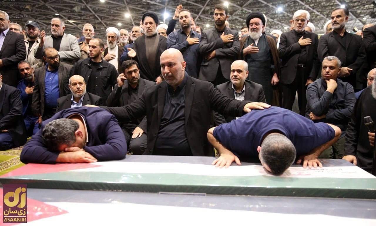 فرزندان شهید اسماعیل هنیه در تهران