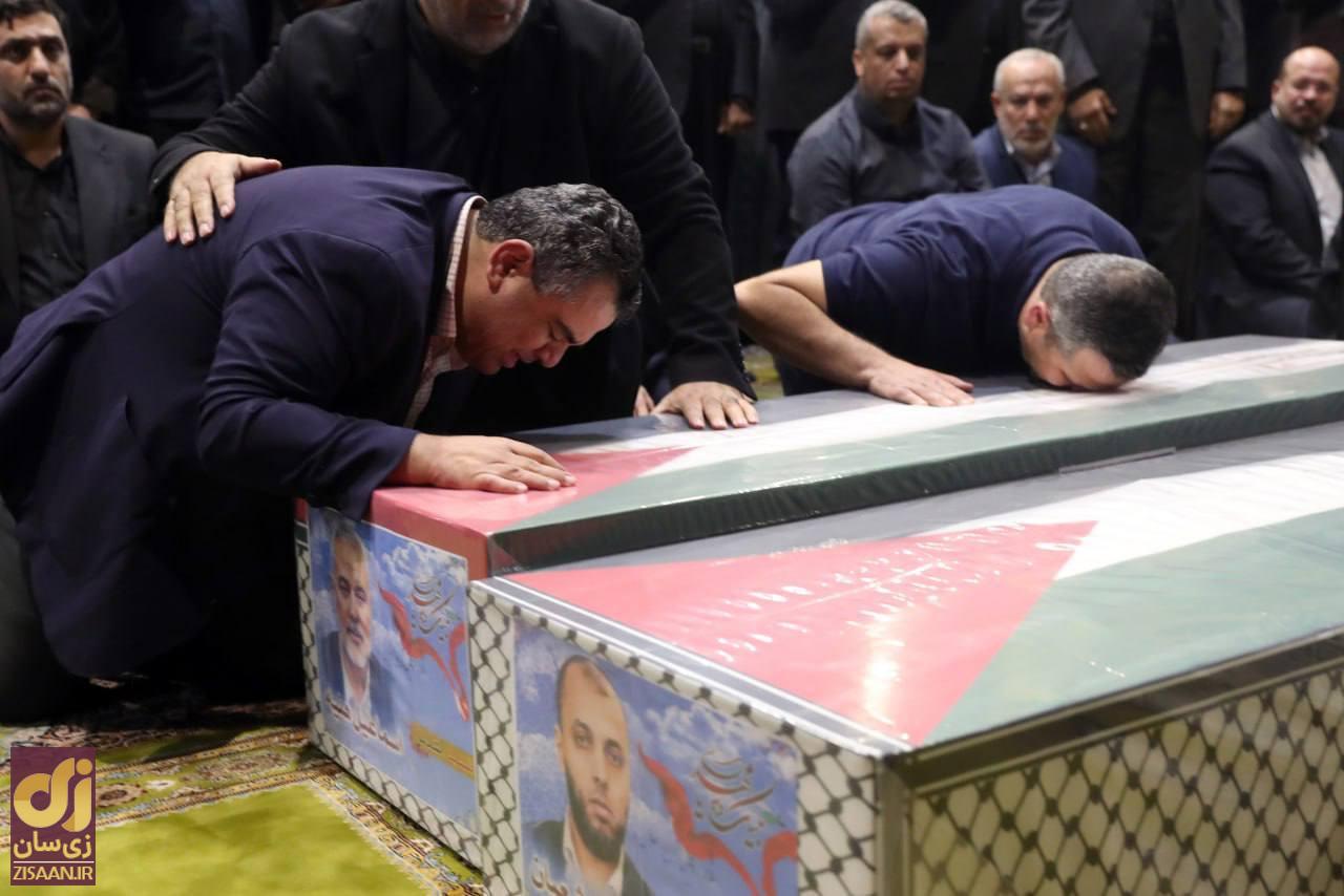 فرزندان شهید اسماعیل هنیه در تهران