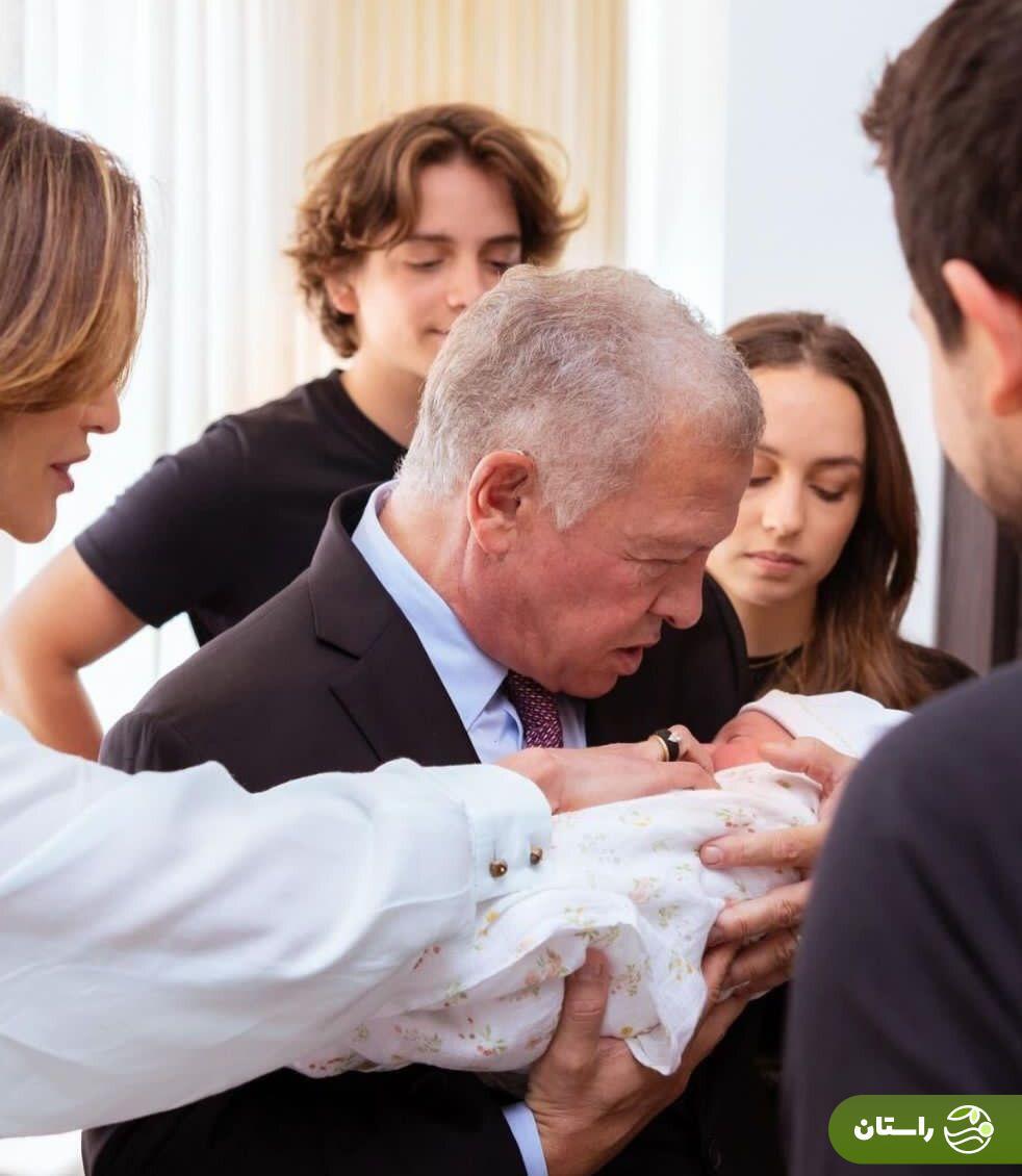 تصاویر | تولد اولین نوه ملک عبدالله و ملکه رانیا؛ اعلام نام نوزاد سلطنتی اردن