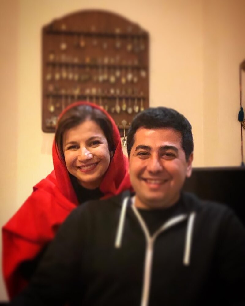 عکس | لیلی رشیدی در کنار امیر آقای جمالی سریال زی‌زی گولو بعد از ۳۰ سال