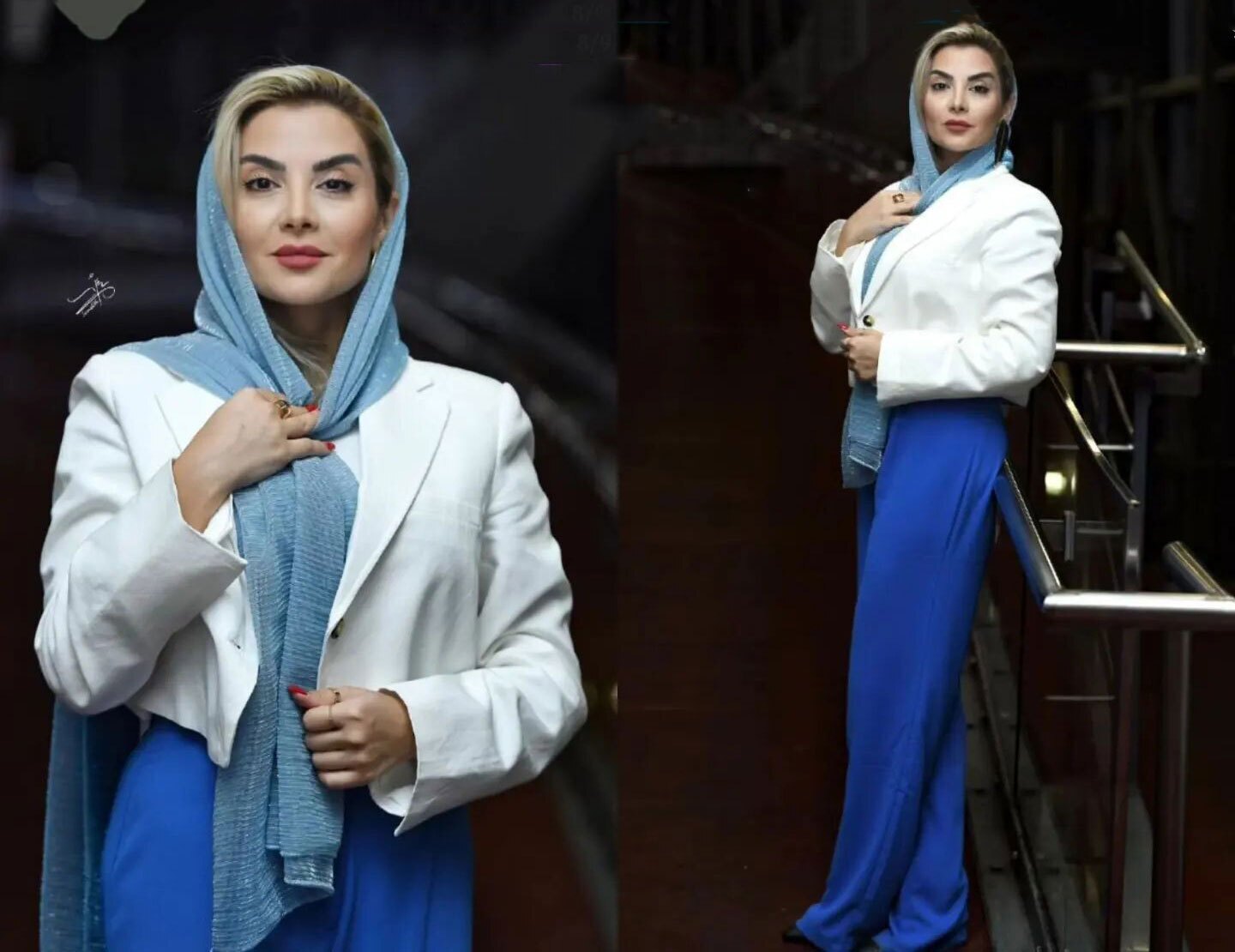 عکس| همسر آقای ارسطوی پایتخت با استایلی خاص