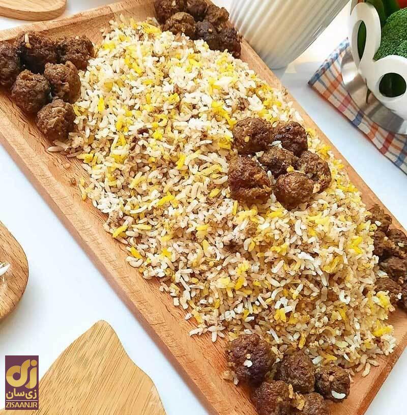 طرز تهیه سماق پلو اردبیلی؛ چلو کباب با ترکیب غذایی متفاوت!