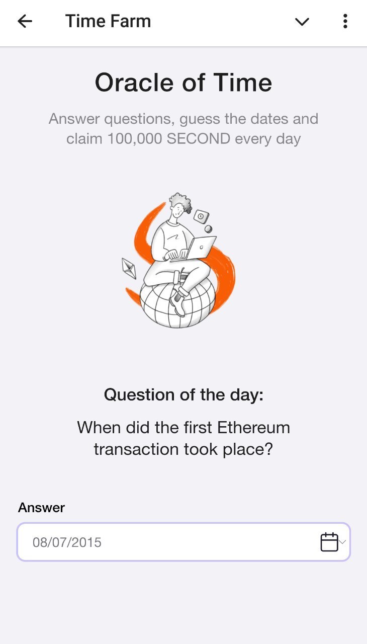 جواب سوال تایم فارم timefarm امروز چهارشنبه ۱۷ مرداد ۱۴۰۳