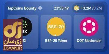 کارت‌های تپ کوین tapcoins امروز یک‌شنبه ۲۱ مرداد ۱۴۰۳