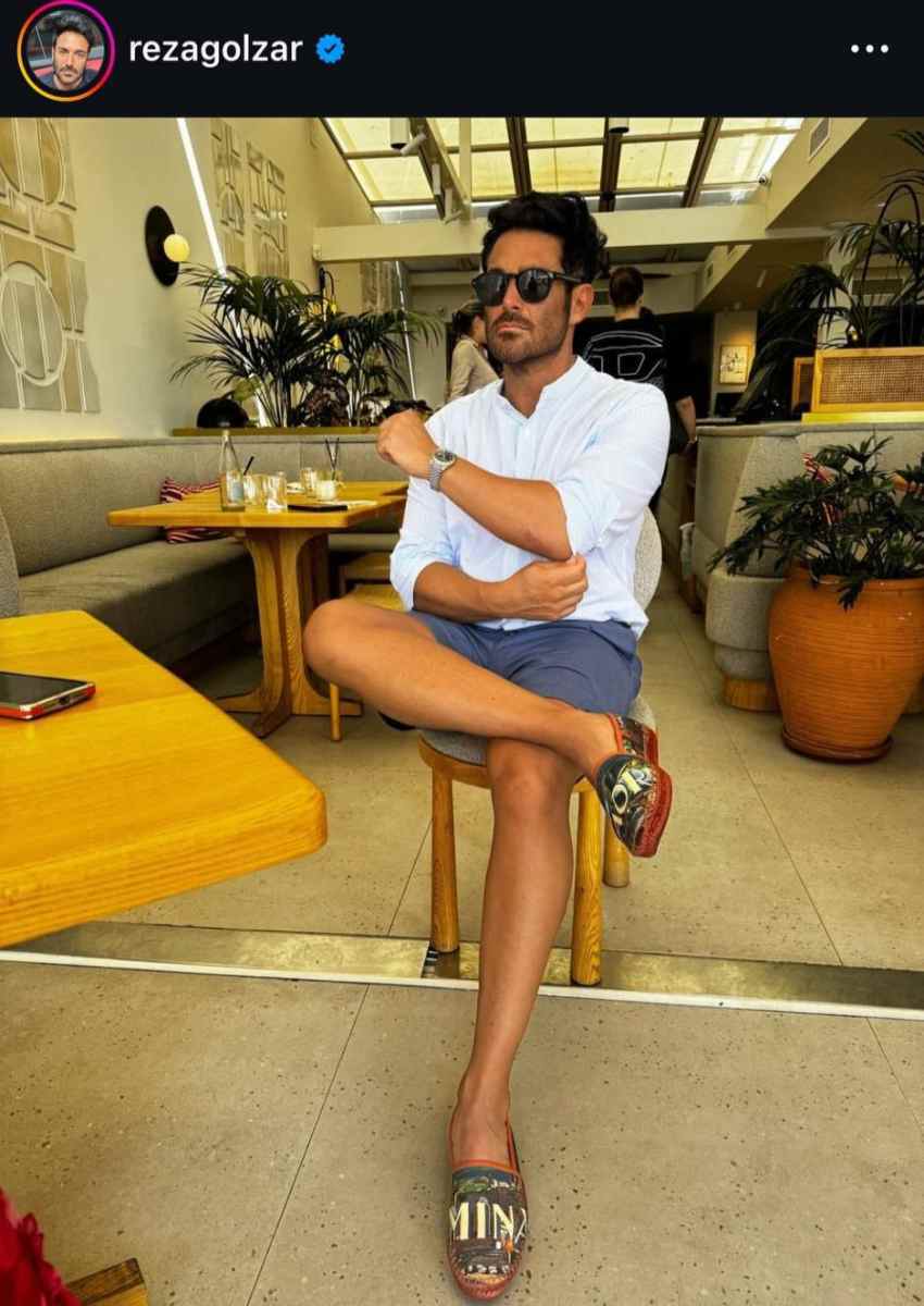 عکس | کفش‌های عجیب، اما گران‌قیمت محمدرضا گلزار