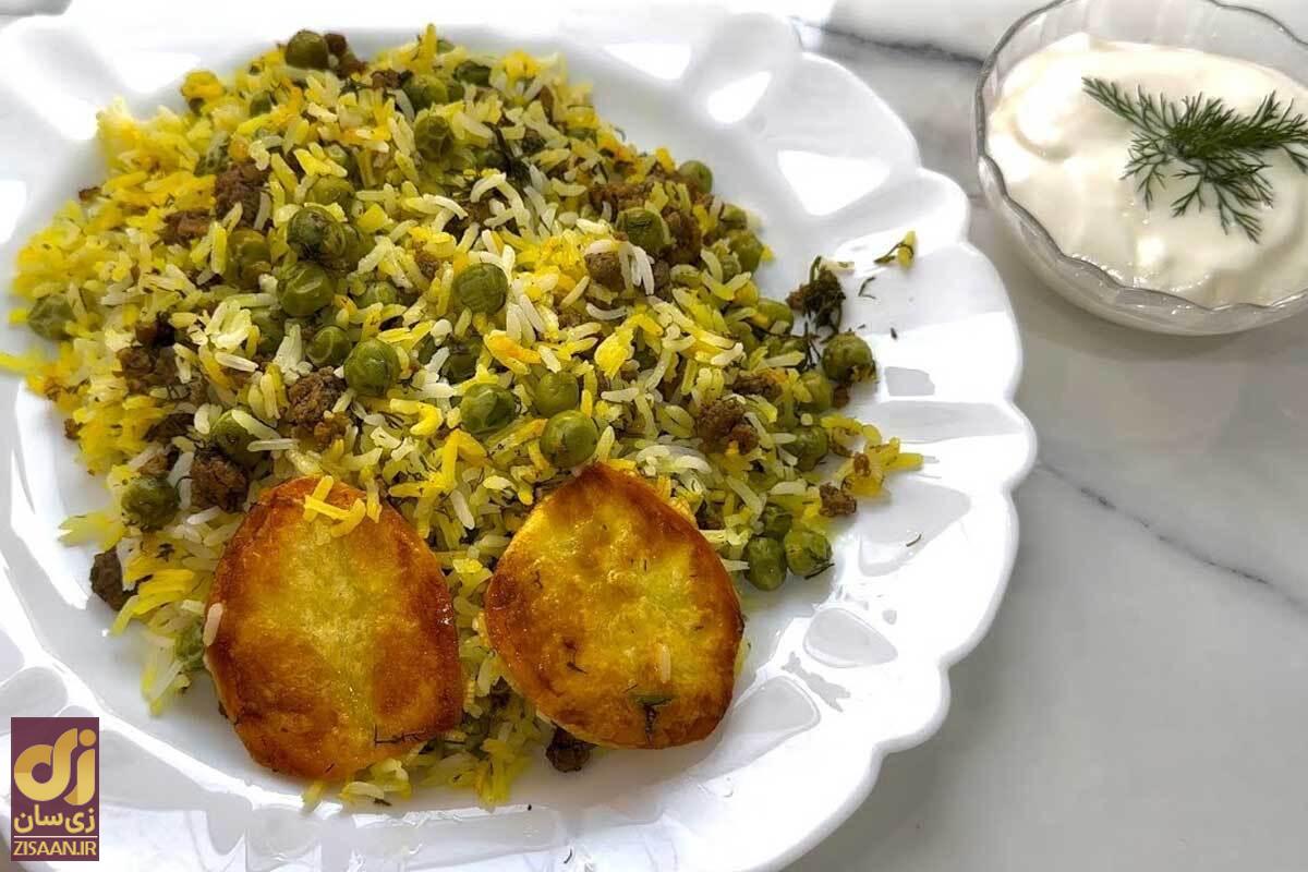 طرز تهیه نخود پلو با شوید را در عرض ۵ دقیقه یاد بگیرید!