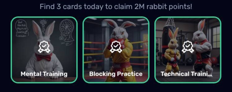 کارت‌های راکی رابیت امروز شنبه ۲۷ مرداد ۱۴۰۳ برای دریافت دو میلیون سکه