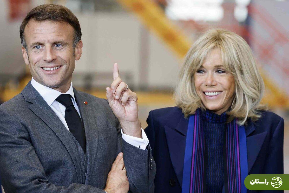 یک شایعه‌ی فراگیر: گلشیفته فراهانی و امانوئل مکرون، رابطه برقرار کرده‌اند