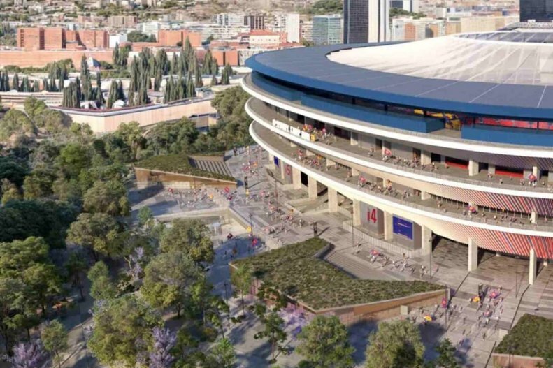 زیباترین ورزشگاه دنیا را ببینید: بارسا حریف می‌طلبد! ‏