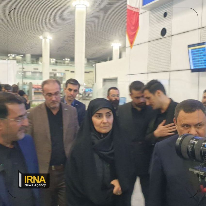 بازدید فرزانه صادق از ترمینال سلام در فرودگاه امام (ره)