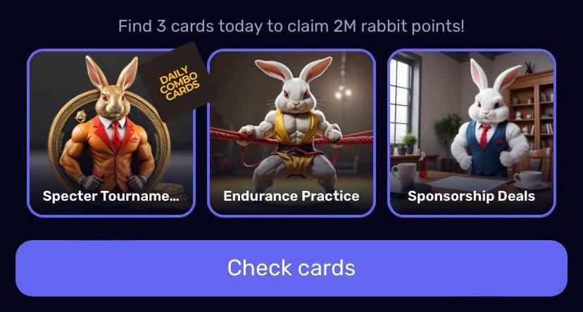 کارتهای راکی رابیت امروز پنجشنبه ۴ مرداد ۱۴۰۳ برای دریافت دو میلیون سکه کارتهای راکی رابیت امروز پنجشنبه ۴ مرداد ۱۴۰۳ برای دریافت دو میلیون سکه