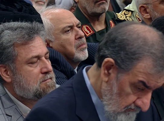 عکس| حضور ظریف در مراسم تنفیذ پزشکیان