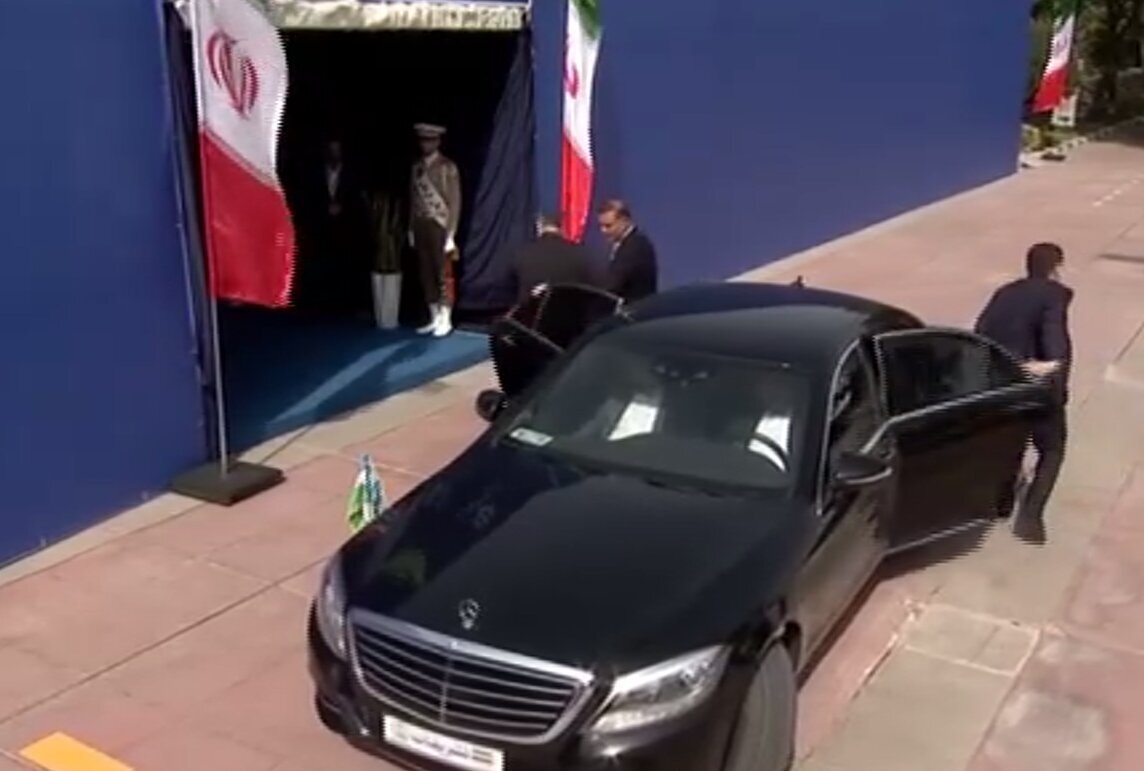مهمانان خارجی با این خودرو‌های لوکس وارد مجلس شدند+ تصاویر