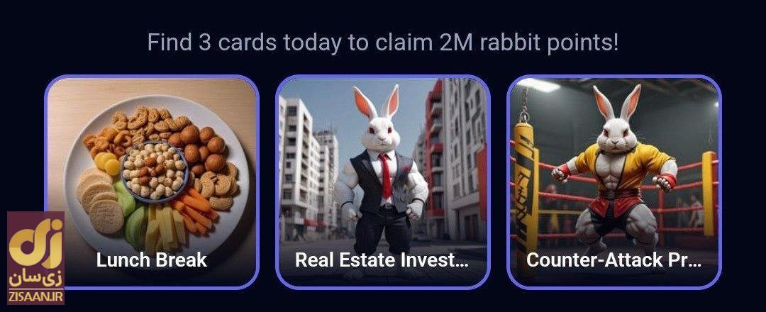 کارت‌های راکی رابیت امروز پنجشنبه ۱ شهریور ۱۴۰۳ برای دریافت دو میلیون سکه