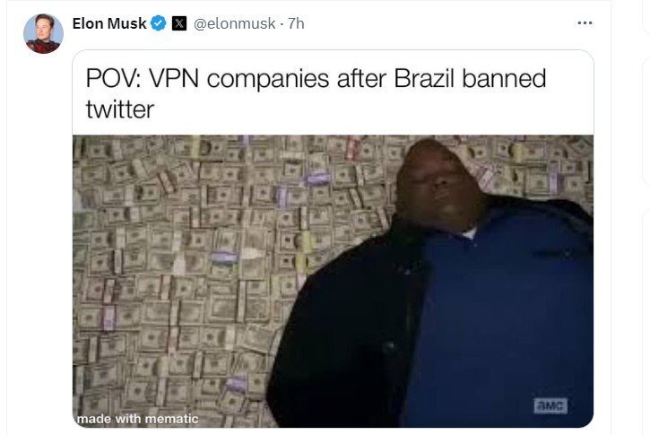 عکس کنایهآمیزی که ایلان ماسک منتشر کرد عکس کنایهآمیزی که ایلان ماسک منتشر کرد