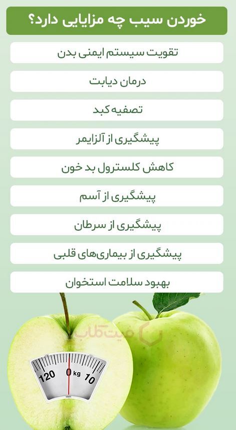 چگونه با سیب خوردن می‌توانیم لاغر شویم؟
