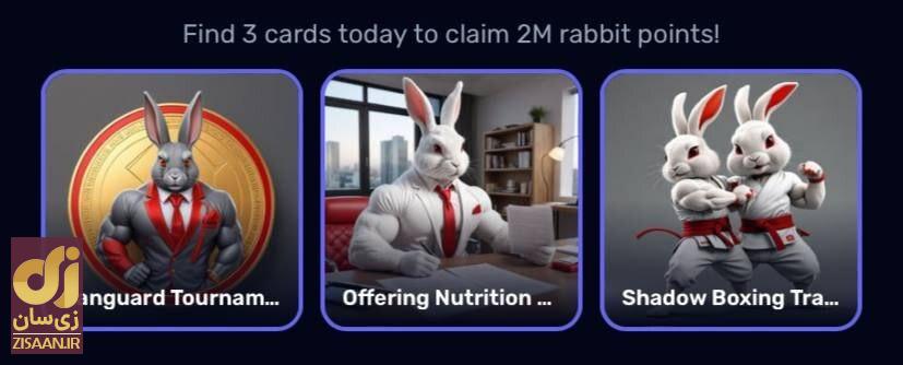 کارت‌های راکی رابیت امروز چهارشنبه ۱۴ شهریور ۱۴۰۳ برای دریافت دو میلیون سکه