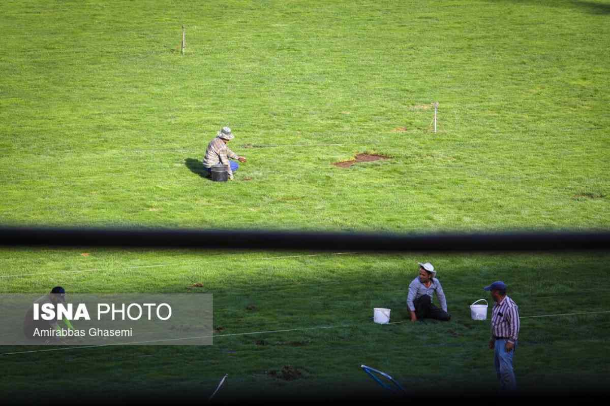 تصاویر: روند بازسازی استادیوم فوتبال مجموعه ورزشی آزادی تصاویر: روند بازسازی استادیوم فوتبال مجموعه ورزشی آزادی