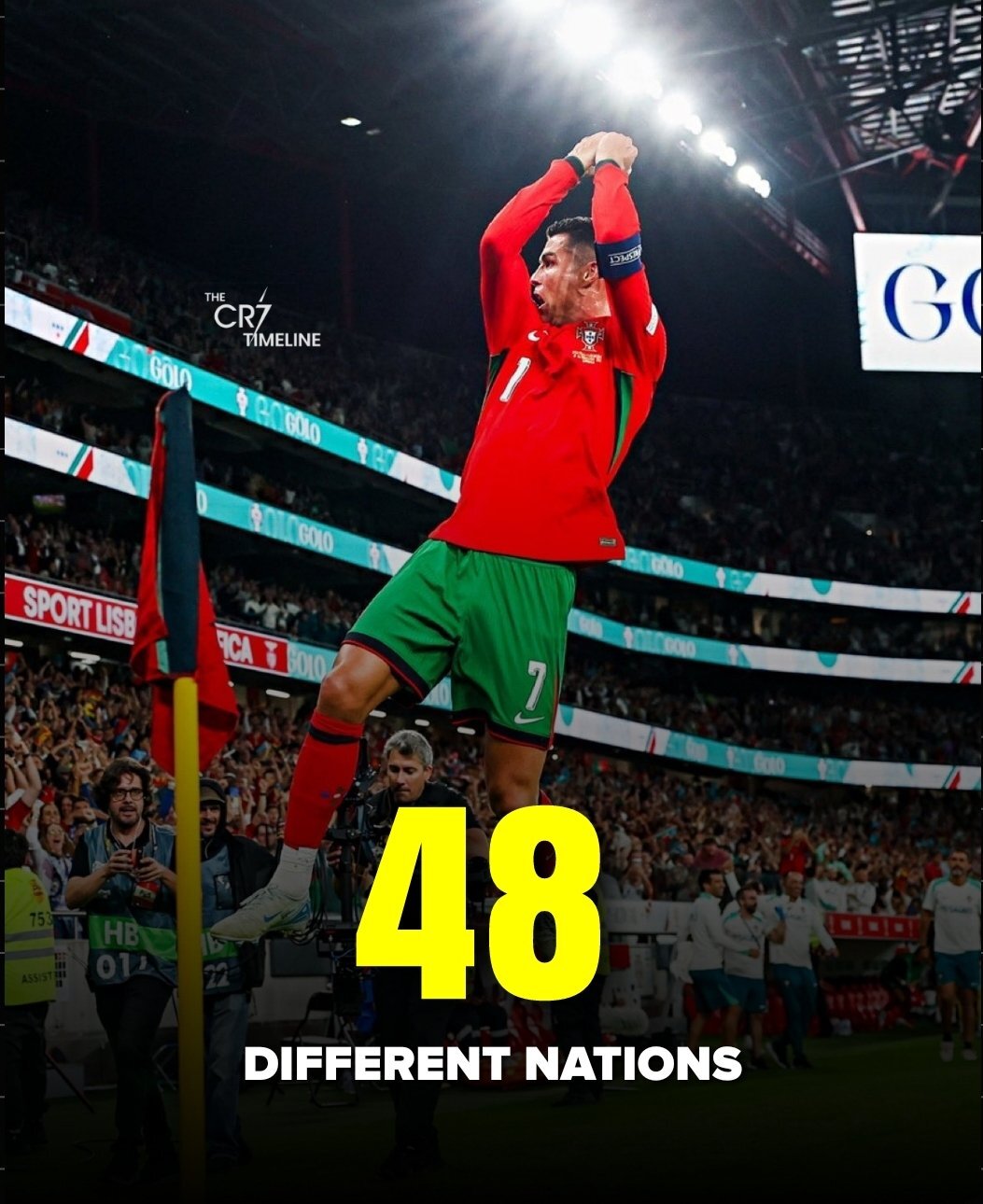 کریستیانو قاتل ۴۸ کشور!