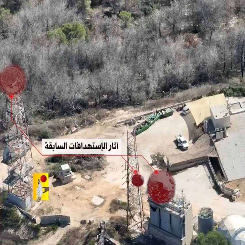 عکس| عملیات پهپادی دقیق حزب الله علیه رژیم اسرائیل