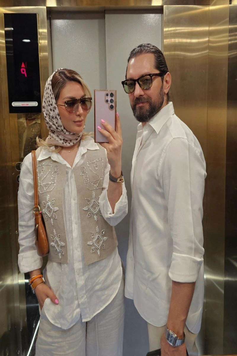 عکس | استایل شیک همسر بهرام رادان در کنار شوهرش عکس | استایل شیک همسر بهرام رادان در کنار شوهرش