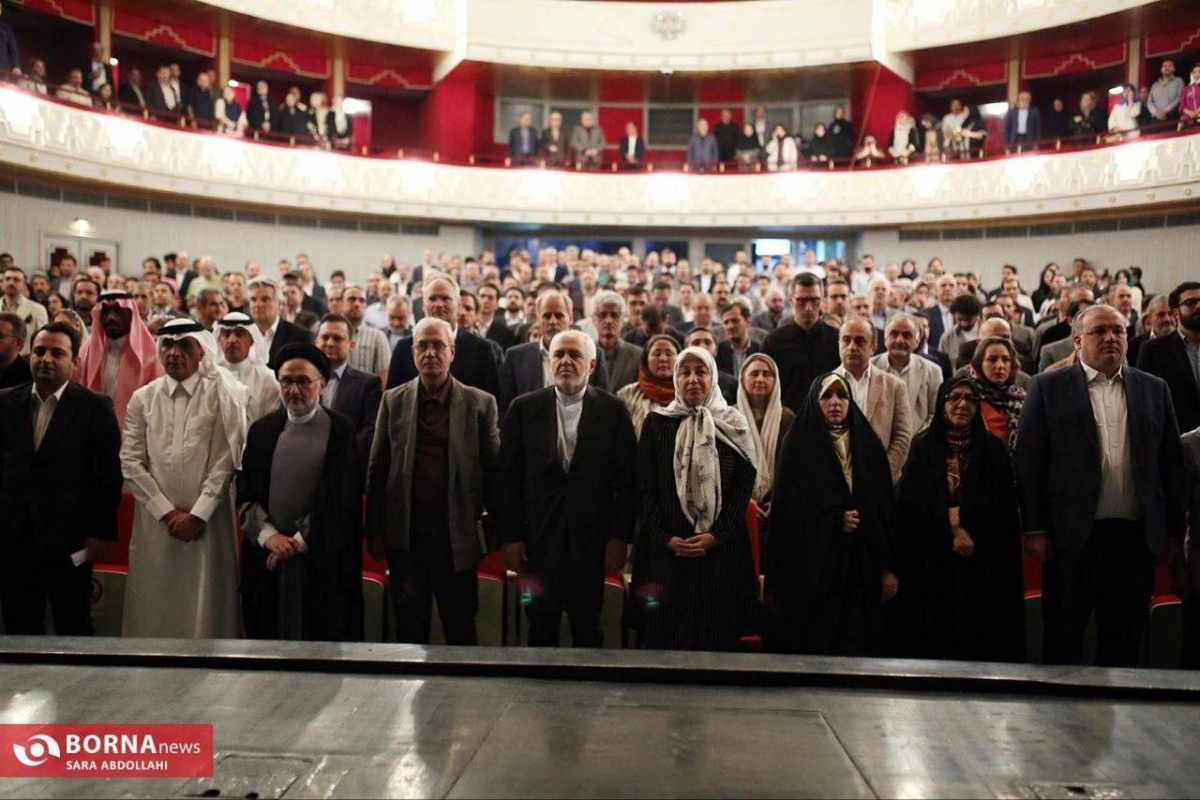 عکس جدید از خوش و بش ظریف و فردوسی پور در یک مراسم