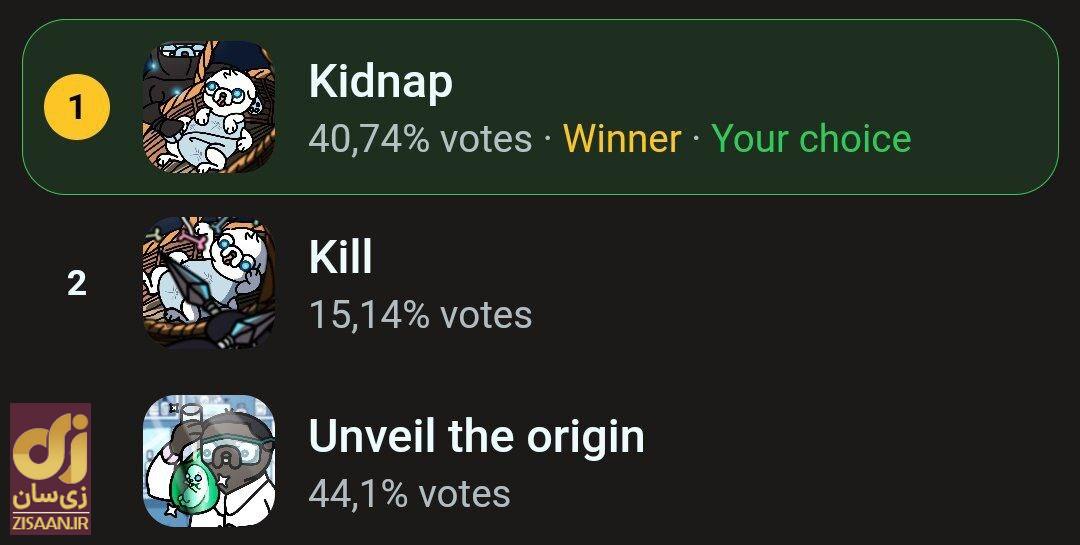 کارت‌ها و سوال بازی لاست داگز lost dogs امروز دوشنبه ۵ شهریور ۱۴۰۳