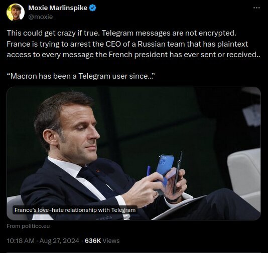 افشاگری جنجالی مدیر سیگنال درباره گاف بزرگ مکرون