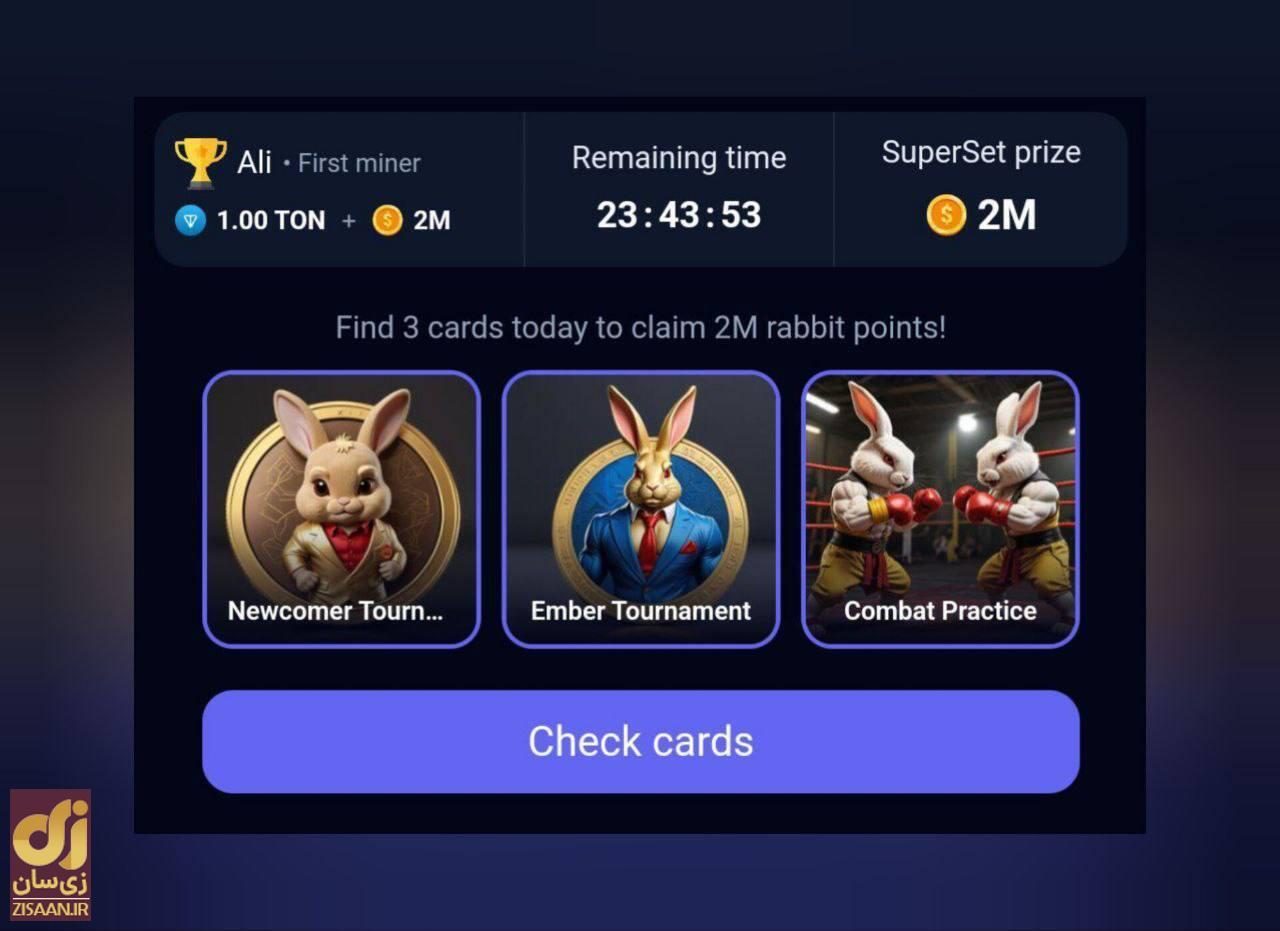 کارت‌های راکی رابیت امروز پنجشنبه ۸ شهریور ۱۴۰۳ برای دریافت دو میلیون سکه