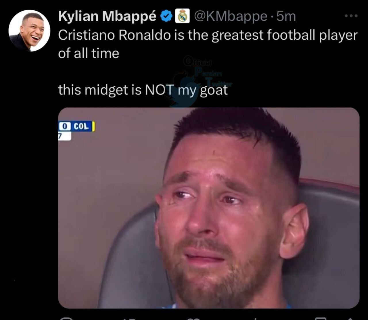 توییتر کیلیان امباپه هک شد؛ از توهین به مسی تا کلاهبرداری ۱۰۰ هزار دلاری