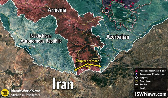 تحرکات تنش‌زای باکو در قفقاز جنوبی؛ چرا گشایش کریدور زنگزور خط قرمز ایران است؟