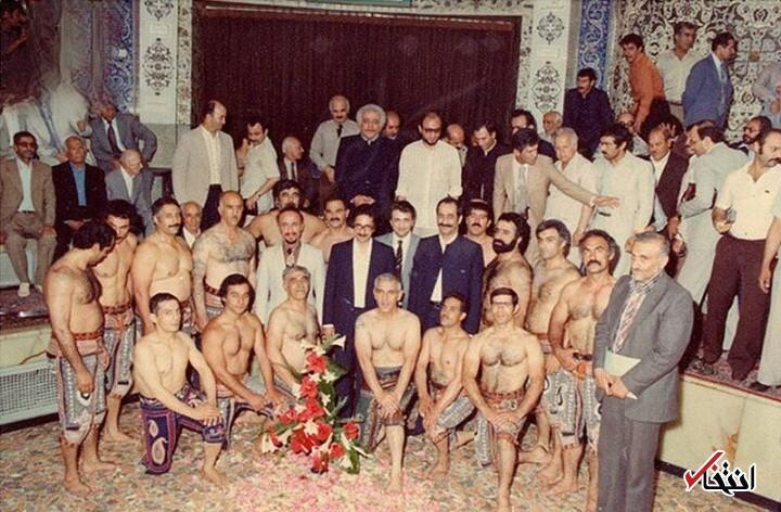 عکس | تصویر کمتر دیده شده از بنی صدر و میرسلیم در زورخانه