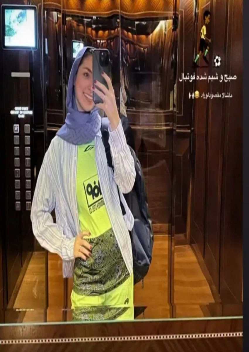 حضور همسر ژوزه مورایس در تمرینات سپاهان