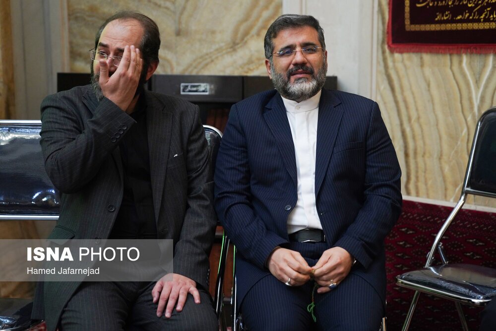 تصاویر تازه از فرزند رهبر انقلاب در یک مراسم