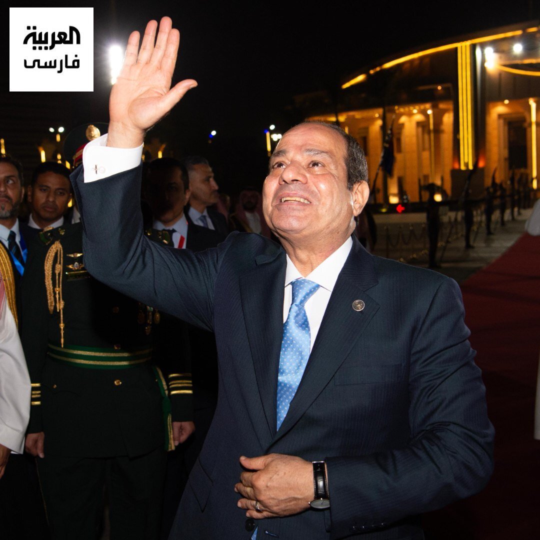 (عکس) ذوق‌زدگی رئیس‌جمهور مصر از دیدن بن سلمان! /عکس