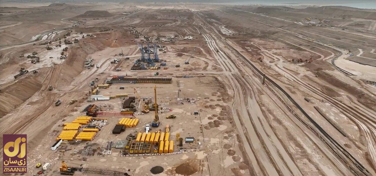 تصاویر | پیشرفت حیرت‌انگیز پروژه جاه‌طلبانه شهر لاین بن‌سلمان