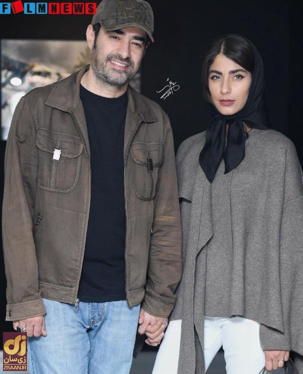 عکس | تصویر عاشقانه شهاب حسینی و همسرش در افتتاحیه یک نمایشگاه