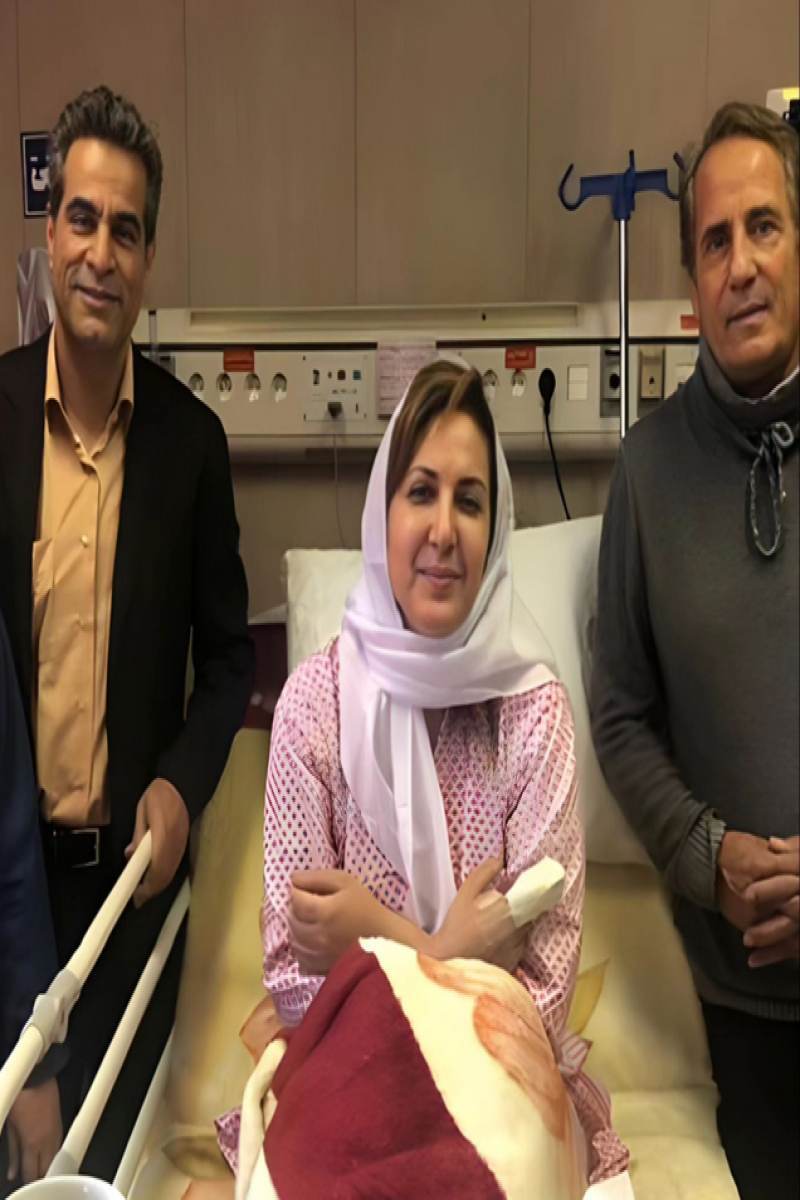 فاطمه گودرزی در بیمارستان بستری شد
