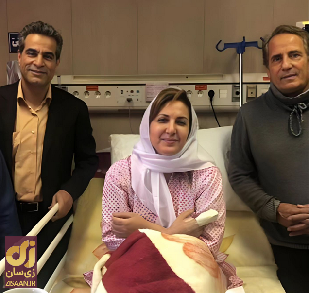 عکس | تصویر حاشیه‌ساز از بستری شدن فاطمه گودرزی در بیمارستان