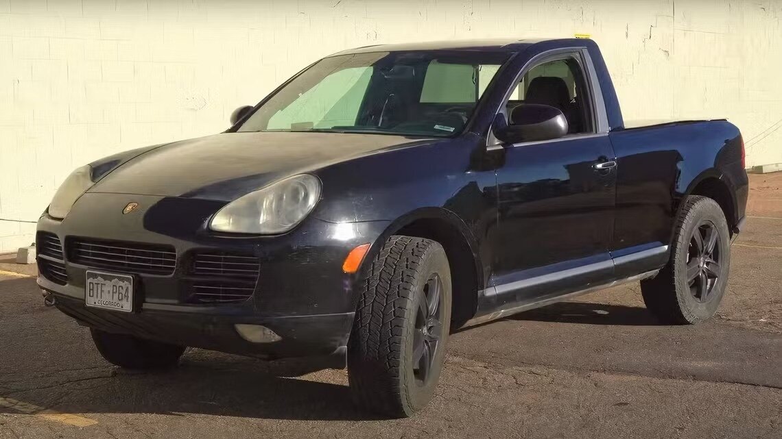 پورشه تبدیل به وانت شد پورشه تبدیل به وانت شد