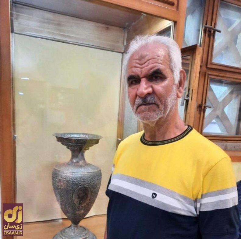 تصویری از صفر عابدینی هوادار استقلال که از غم شکست دربی فوت کرد