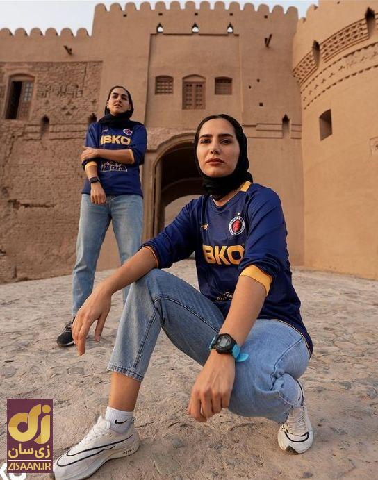 (تصاویر) پیراهن جدید و زیبای تیم دختران خاتون بم خبرساز شد