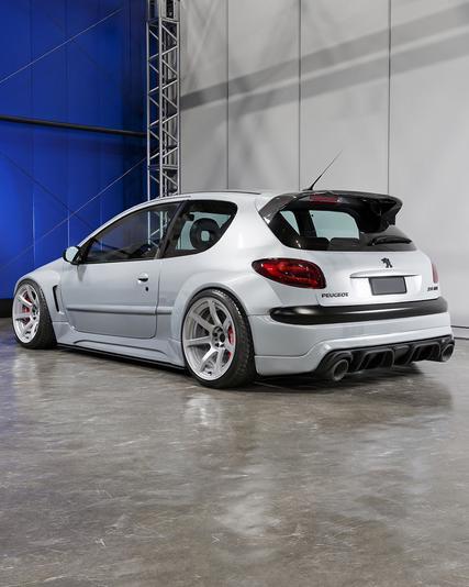 (تصاویر) پژو ۲۰۶ با یک ظاهر کاملاً جدید رونمایی شد